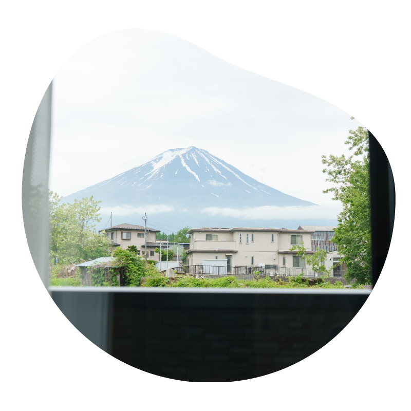 富士山を望む眺め