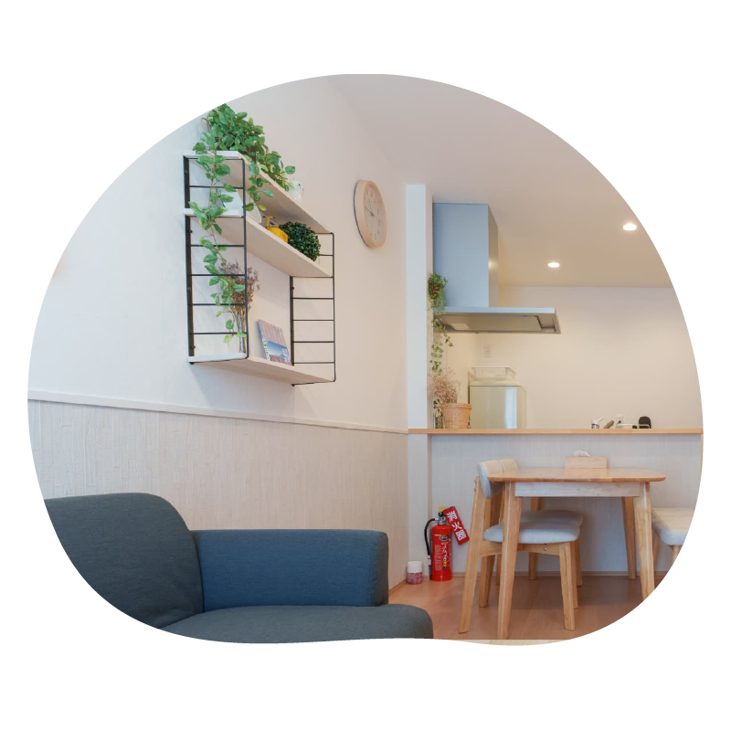 新しく洗練された室内